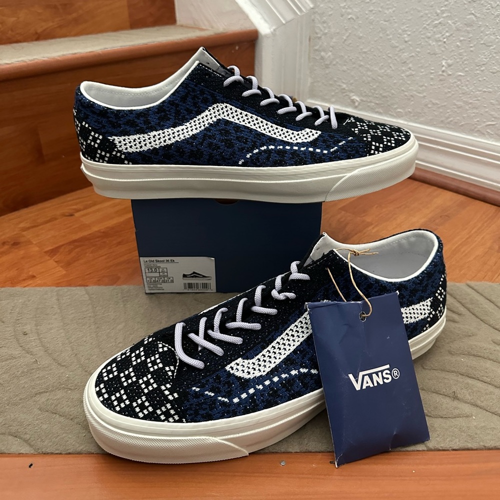 Vans Lx Old Skool 36 Ek Premium “Cheetah Navy” 13 - Picture 4 of 7